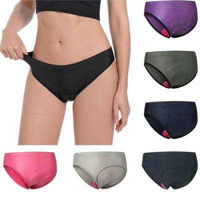 Women's Outdoor Cycling 3D Panties Silicone Seat Cushion Qquick Drying Panties
