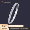 High-End Colorfast Titanium Steel Bracelet for Girls - Elegant, Durable Stainless Steel Jewelry