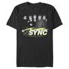NSYNC Welttournee Baumwolle Unisex Schwarz Alle Größen Unisex Shirt