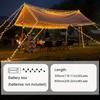 1pc Outdoor Camping String Lights, LED Ball String Lights, Battery Box, Tent Canopy Wedding Decoration