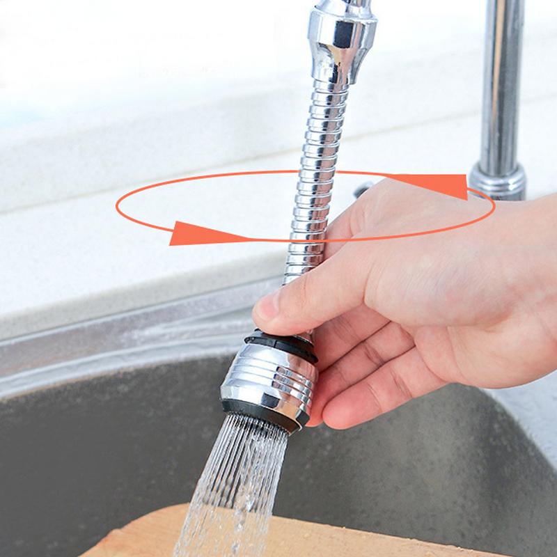 Tap Sprayer Extension Stainless Steel Universal Rotation Faucet Sprayer Head Tap Splash Nozzle For Kitchen Washbasin Extension
