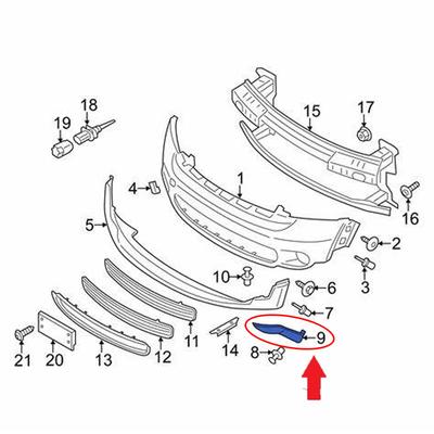 For Mini Cooper JCW Countryman Paceman R60 R61 2010-2016 Car Front Bumper Mudguard Splash Mud Flap Guard 51119802643 51119802644