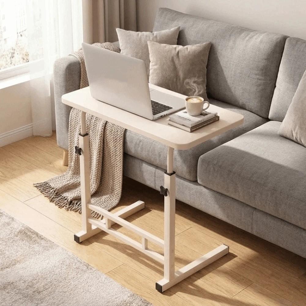 Simple Adjustable Lifting Table Sturdy Portable Bedside Table Space-Saving Multi-Functional Computer Laptop Desk Bedroom