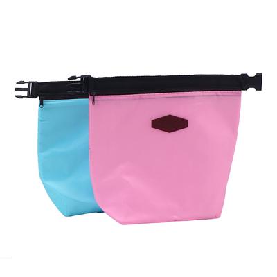 1 Stück Thermoisolierte Aluminiumfolie Reisbeutel Tragbare Oxford-Stoff Kühltasche Lunchbox Aufbewahrungstasche Tragen Picknick Essen Handtasche