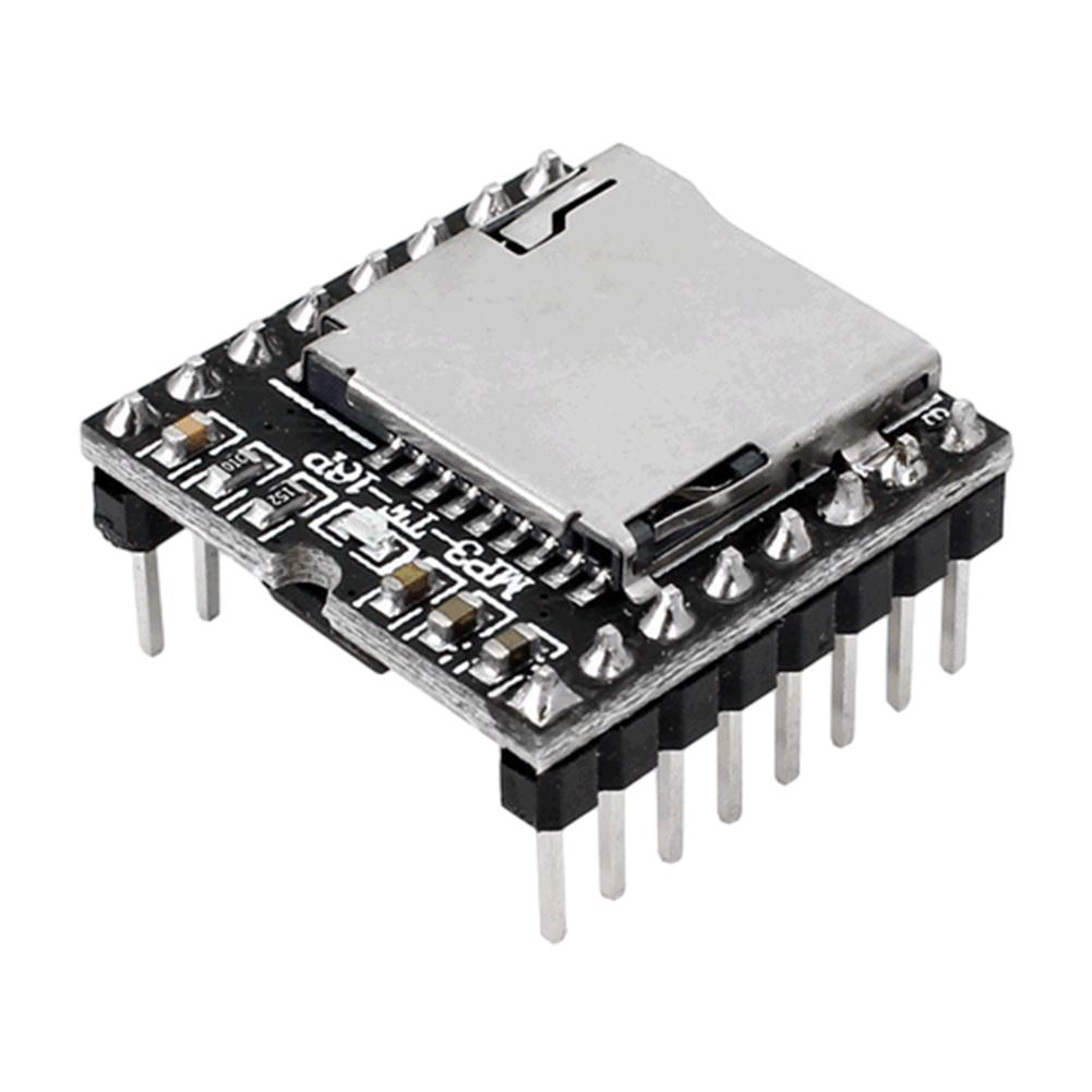 1-10PCS Dfplayer TF Card U Disk Mini MP3 DF Player Audio Voice Module IO/Serial Port/AD MP3-TF-16P For Arduino