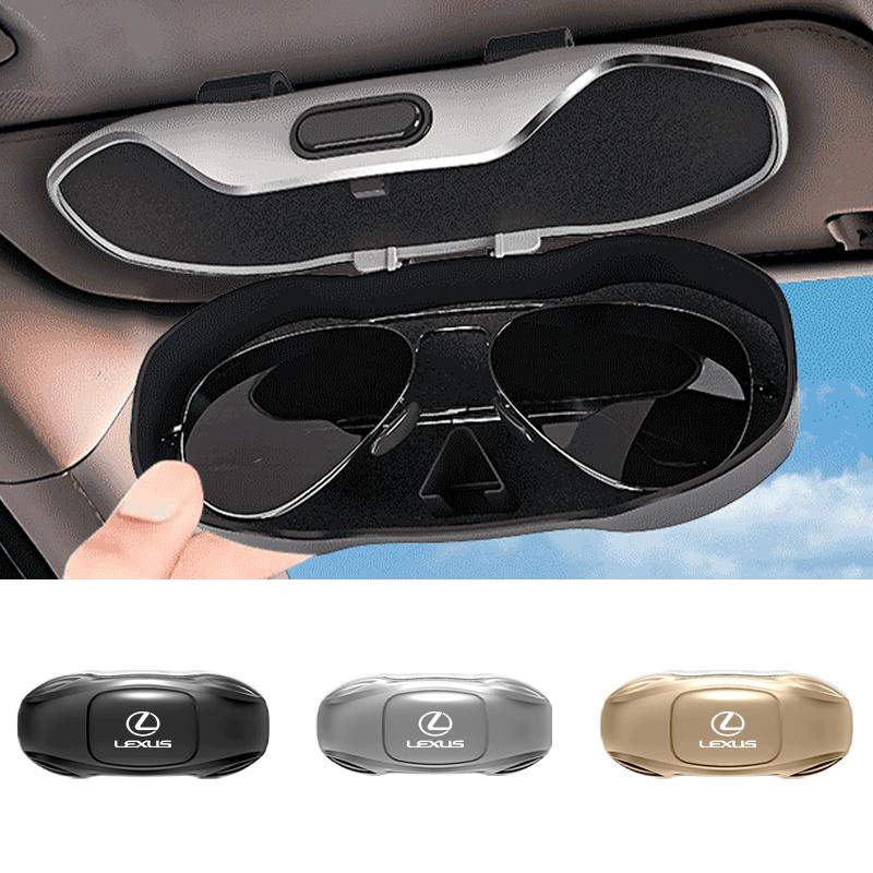Car Sun Visor Sunglasses Storage Box Glasses Case Clip Accessories For Lexus CT ES GS NX IS250 CT200h IS300h ES300h RX400h NX300