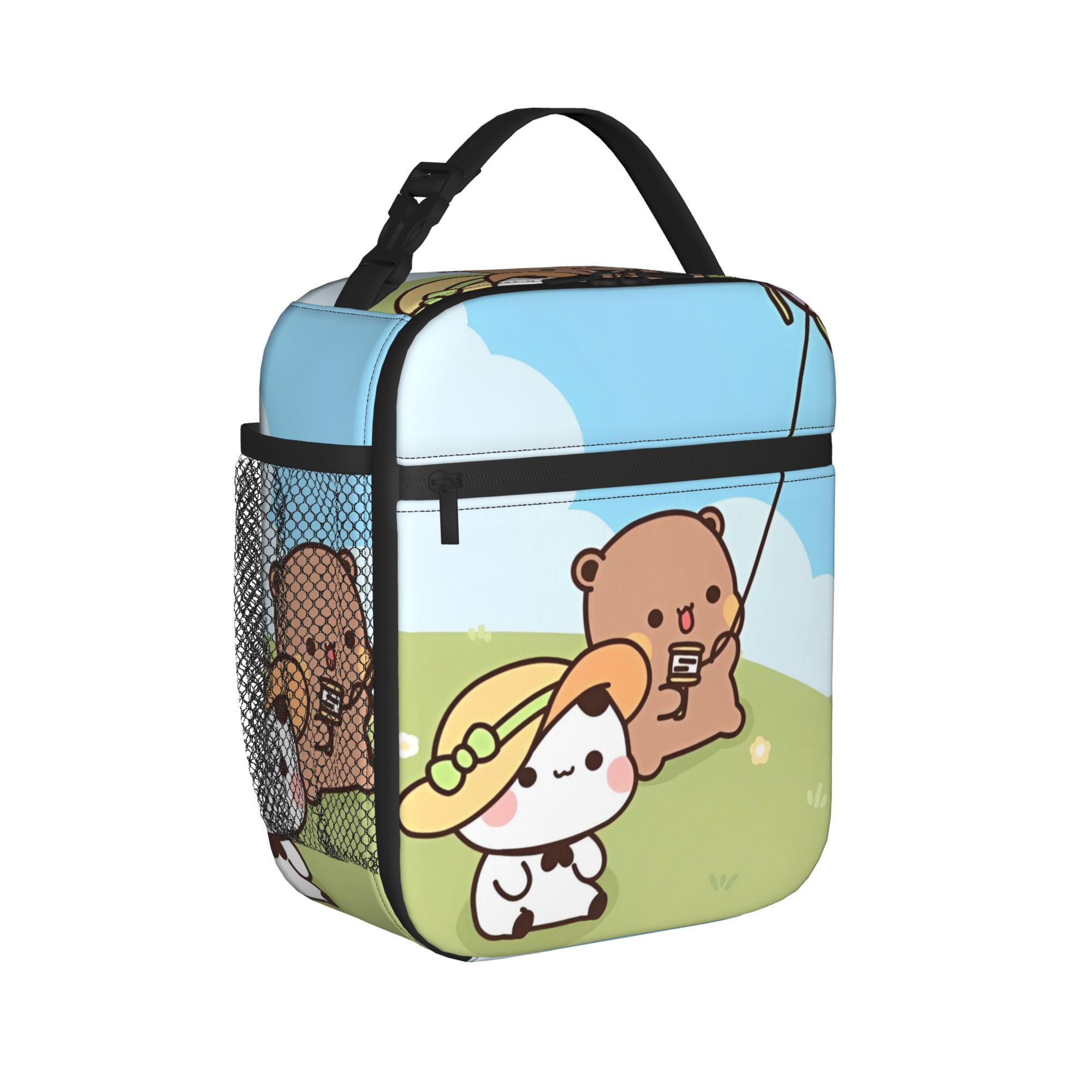 Bear Cartoon Cute Bubu Dudu Thermal Insulated Lunch Bag for Office  Portable Food Bag Cooler Thermal Lunch Boxes One Size