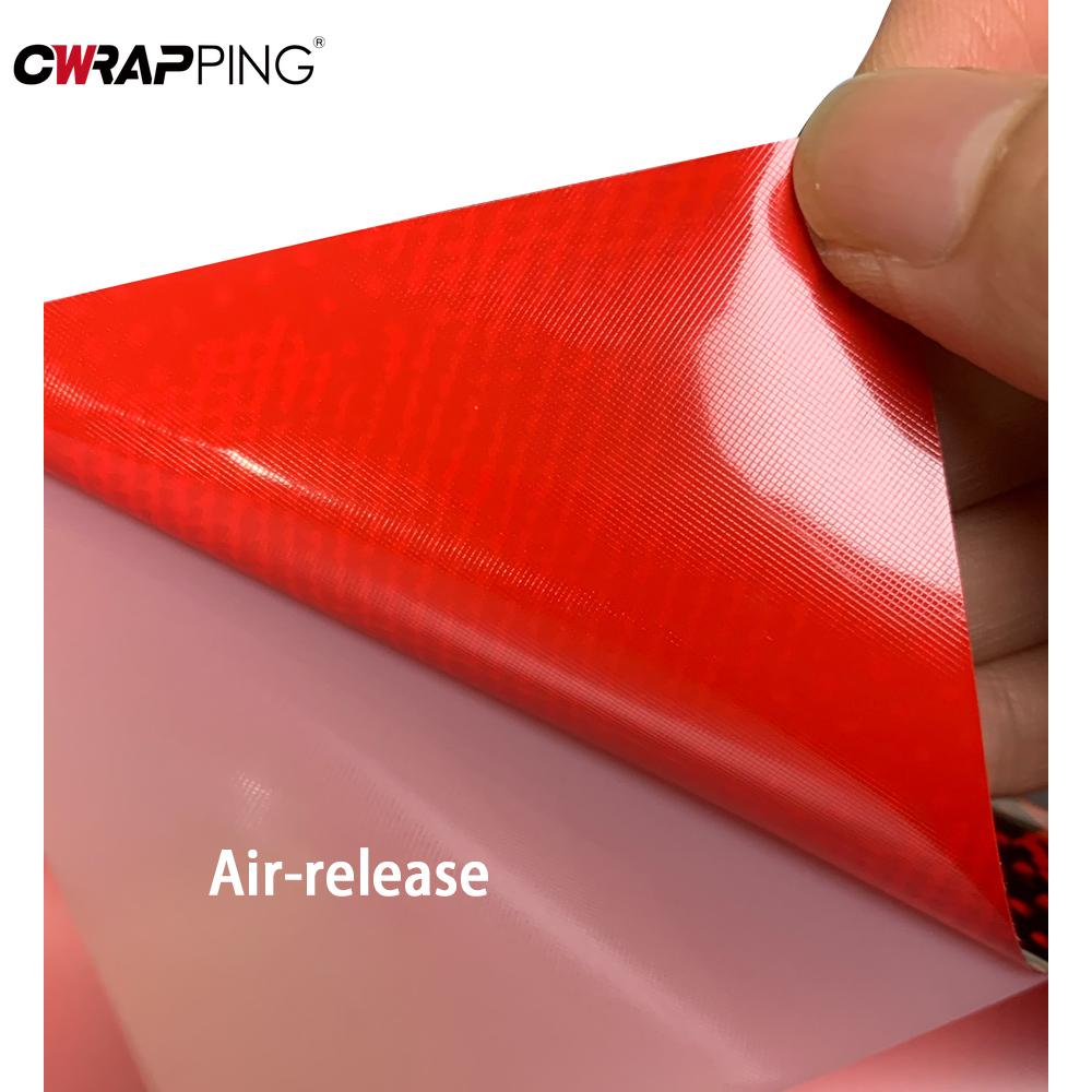 Car Sticker Red Glossy Camouflaged Film DIY Decorative Stickers Motorcycle Body Stickers Car Film for Motorcycle Car Accessories