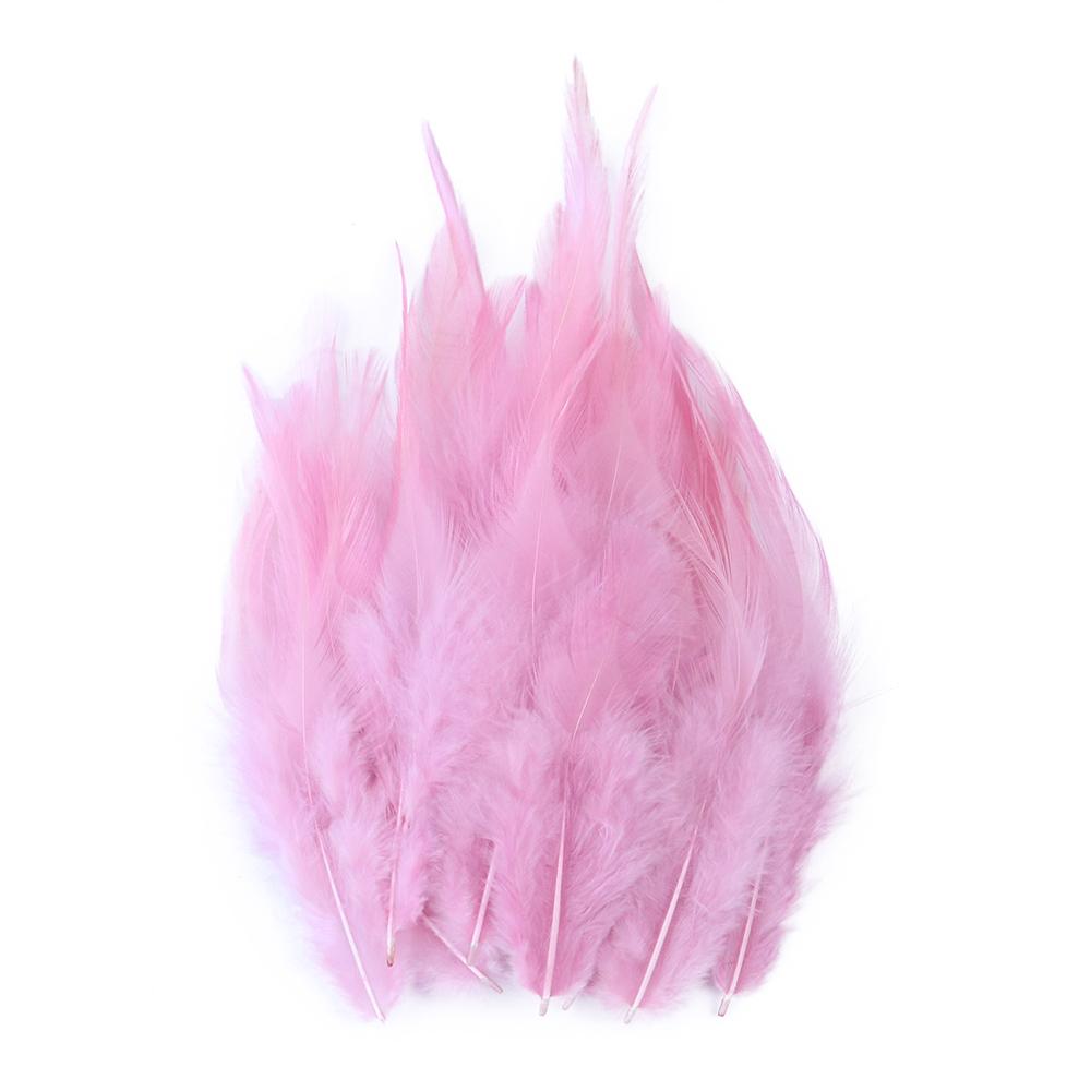 10-15cm Purple Chicken feather Natural Rooster feathers Fly-tying Material Cock Plumas for craft Dream Catcher Jewelry Decor