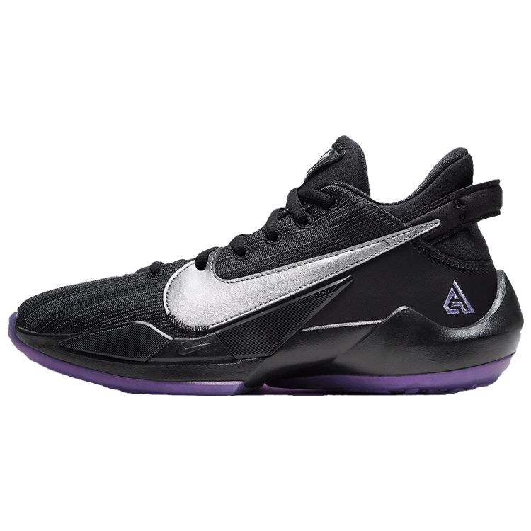 

Детские кроссовки Nike Zoom Freak 2 GS Dusty Amethyst черный металлик-серебристый CN8574-005