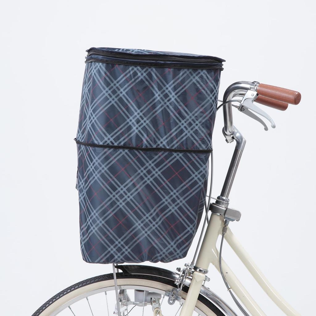 Kawasumi Manufacturing Front Basket Cover Navy CH Co., Ltd. (kawasumi) 2-tier KW-256F