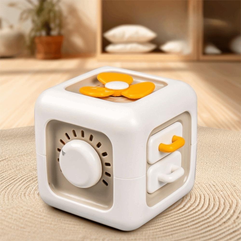 6 Sides 6 in 1 Montessori Cube Toy Plastic Montessori Educational Toy  Children
