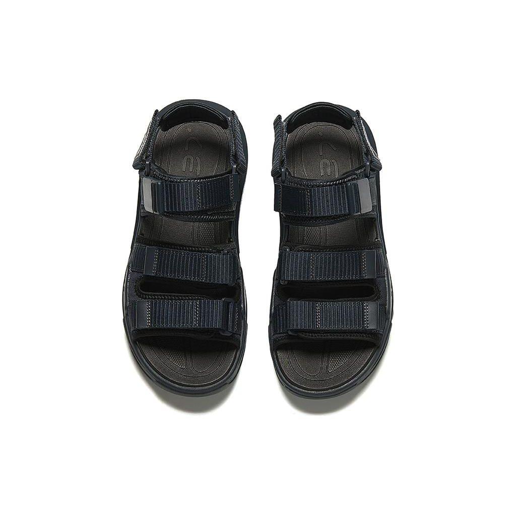 Anta Comfortable Versatile Beach Sandals Men Sandals Black 112438502-3