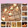 Snowman Battery Led Santa Claus Elk Fairy String Lights Outdoor Xmas Tree Decor