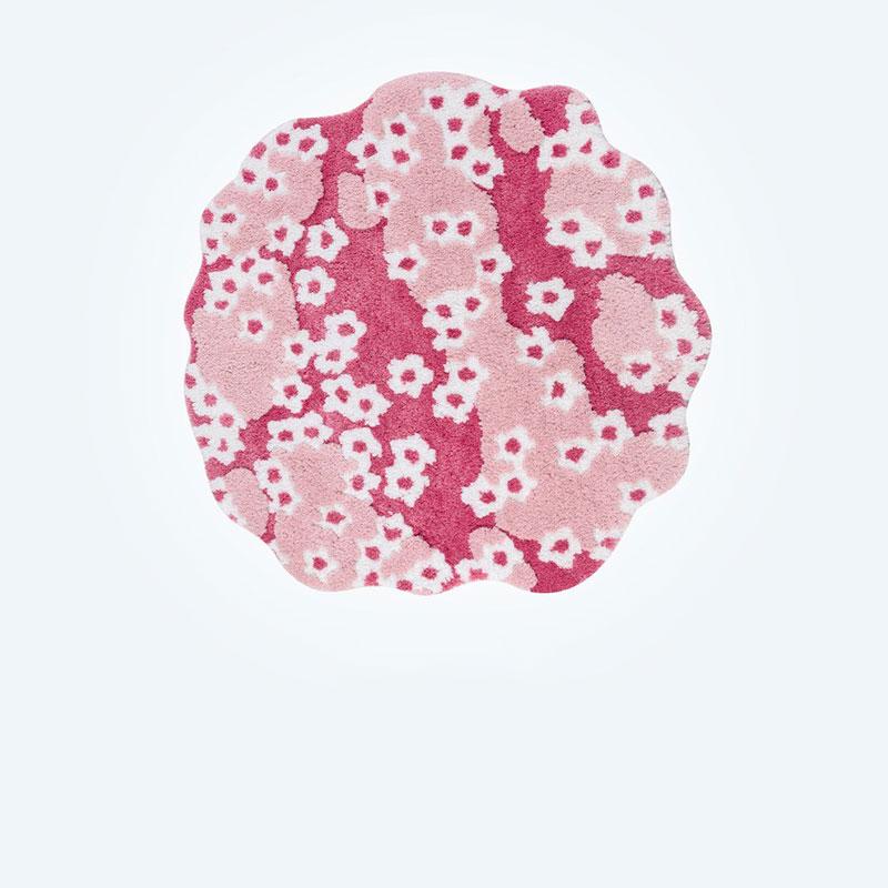 

Скандинавские 3D Ковры из Искусственного Мха, Ворсовый Ковер, Мягкий, Ромашково-зеленый, Розовый, Неправильной Формы, Прикроватный Коврик, Нескользящий, Впитывающий, Домашний Декор 100x100cm