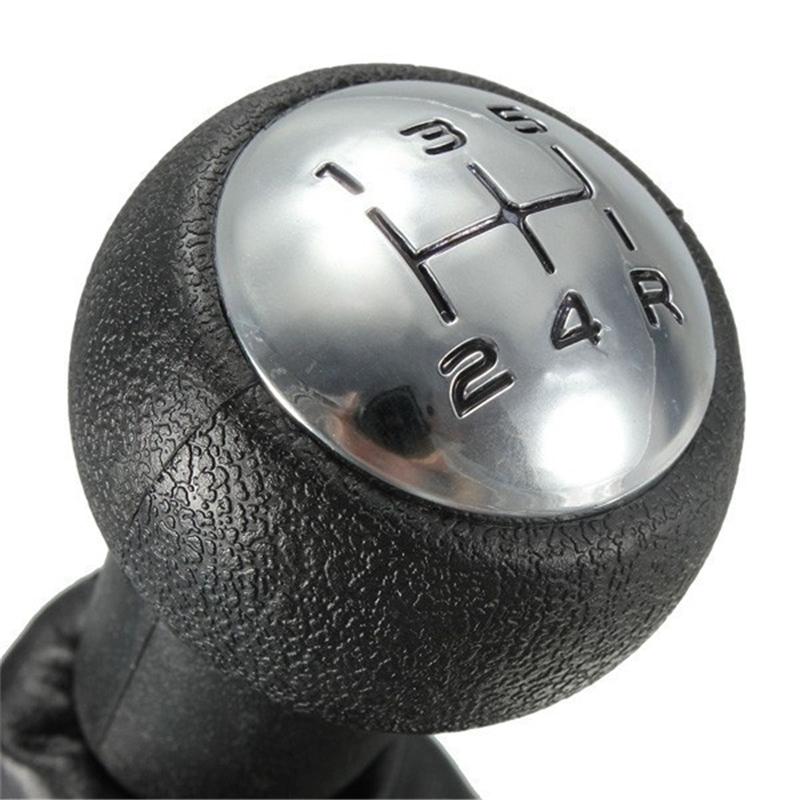 Gear Knob Leather Car Gear Shift Lever Automobile Repair Accessory Replacement for 307 206 406