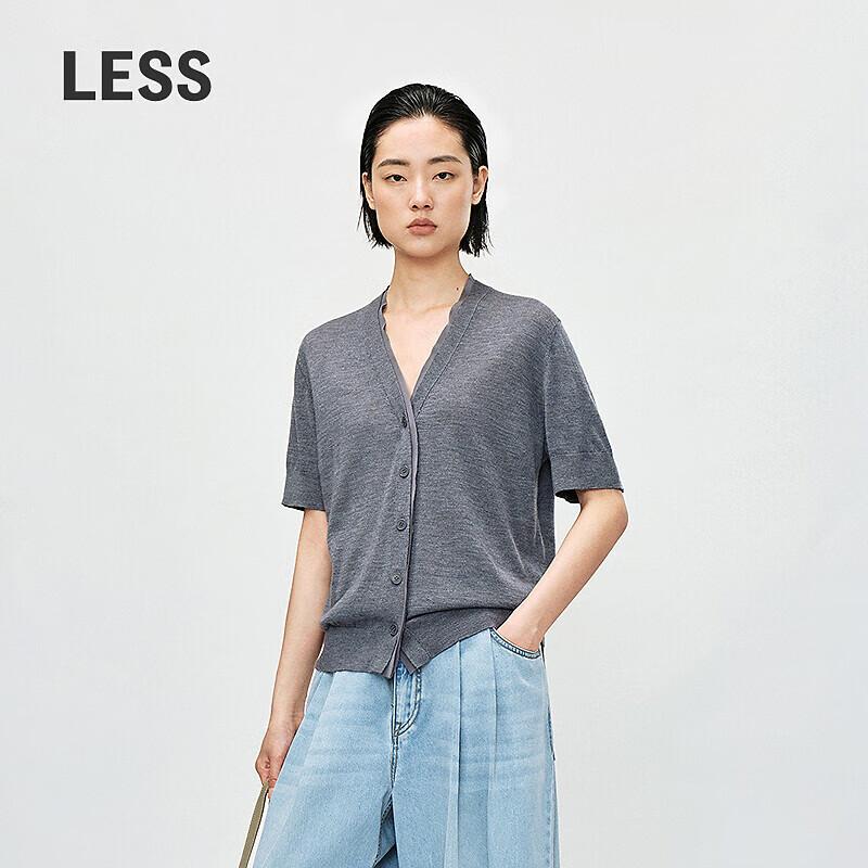 LESS Women's Cropped Cashmere Cardigan