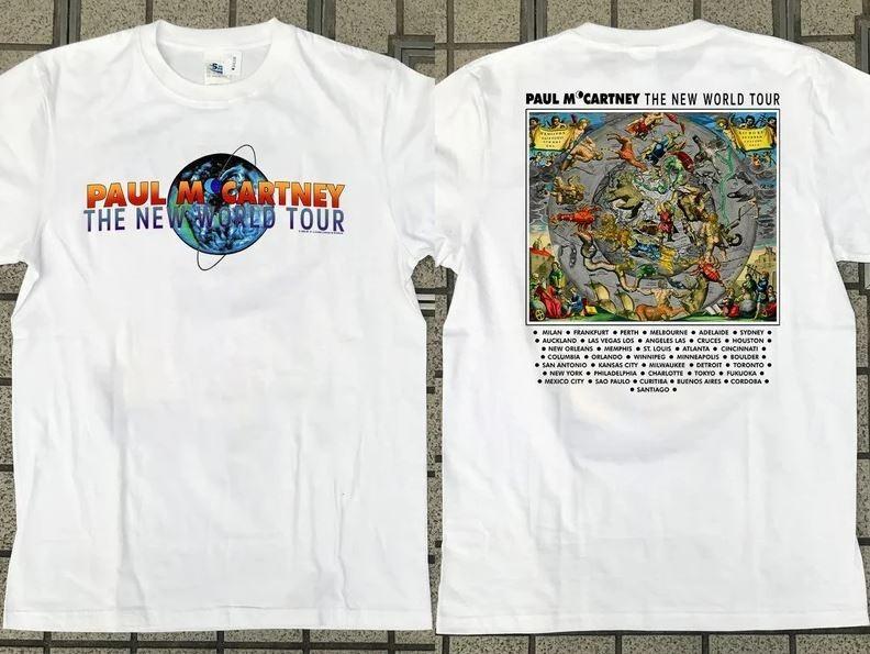 Paul McCartney The New World Tour 1993 TShirt Unisex T-Shirt S