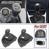 5/6 Speed Manual Transmission Leather Gaiter Boot Cover Car Gear Shift Knob For BMW 1 Series E81 E82 E87 E88 2003-2013 Interior