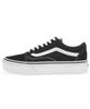 Old Skool Platform Black White Vn0a3b3uy281 Old Skool Platform Black White