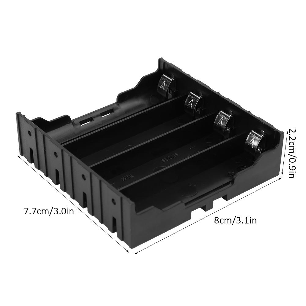 5 Pieces Battery Box Holder, Storage Case, Pin Power Supply System for 4 Batteries, Electronic Projects