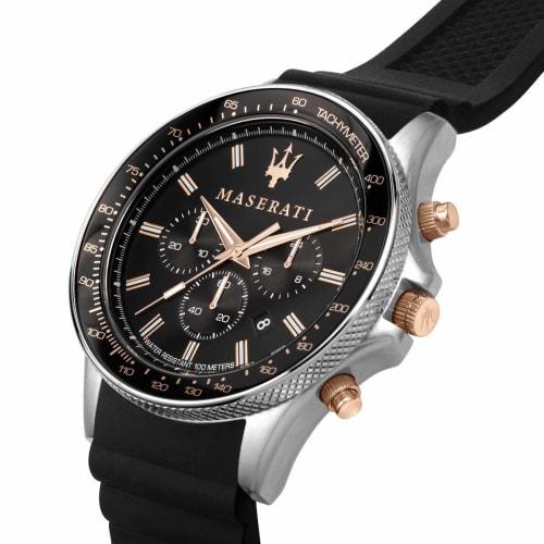 Maserati Men's 44mm Chronograph Watch, Waterproof