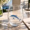 Spezialglasware für Partys Oktopus Glasbecher Ozean Wale Seepferdchen Krabben Quallen Cocktailglas Zuhause Küstenverzierung Bar Handgefertigt