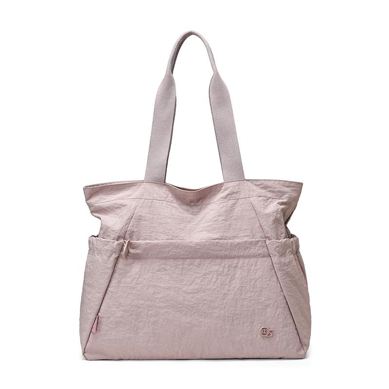 Large Capacity Nylon Tote Bag for Women, Lightweight Waterproof Shoulder Handbag with Multiple Pockets for Travel and Daily Commute
