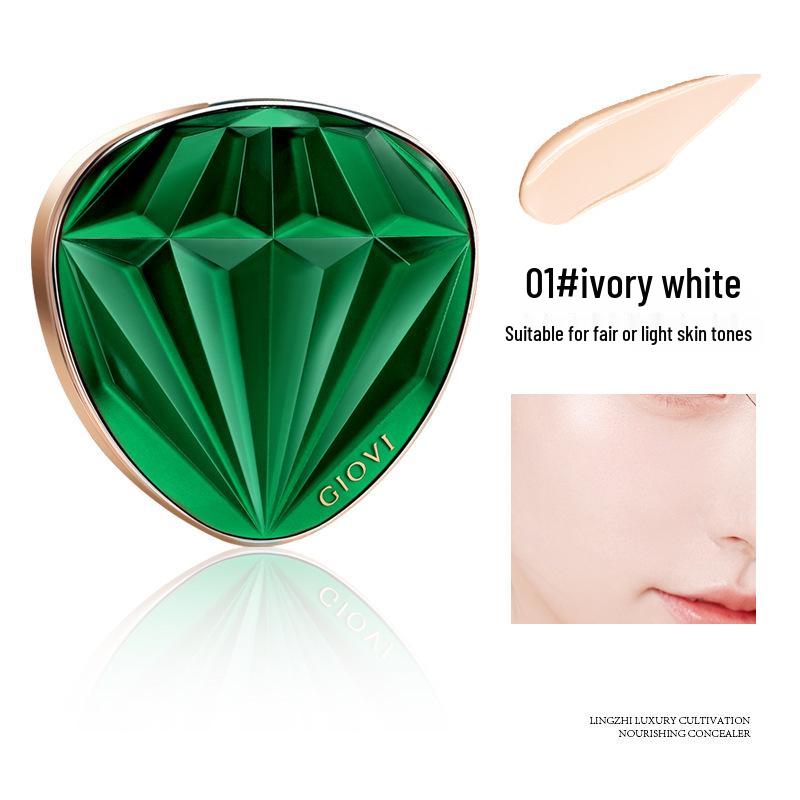 Emerald Hydrating Oil-Control Cushion Cream - Long-Lasting, Waterproof, Sweatproof, No Caking BB Cream.