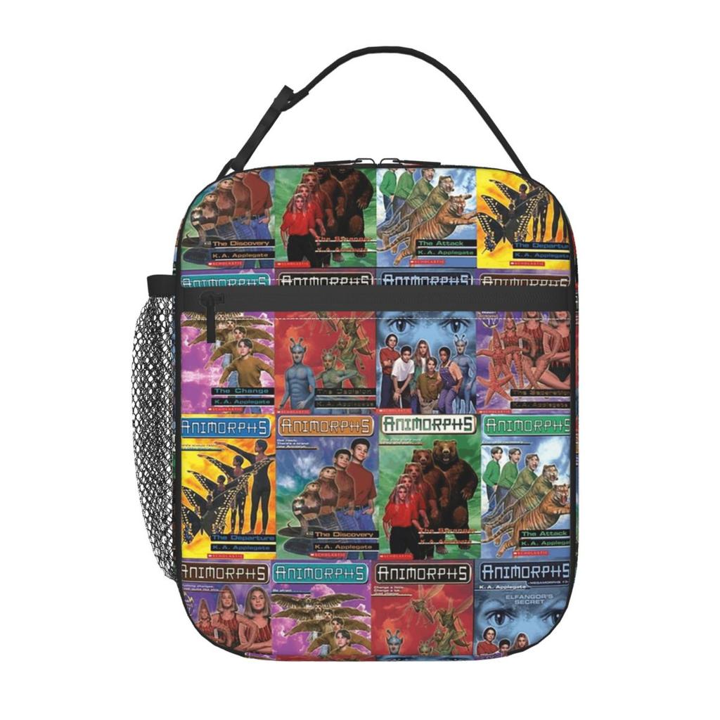 Animorphs Book Covers Insulated Lunch Bag for Women Children Portable Food Boxes Thermal Lunch Box Tote