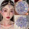Shell Shape Mermaid Flake Glitter Auroral coloration Shell Sequins DIY Tools Nail Art Decor  Women