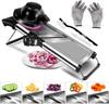 Adjustable Mandoline Food Slicer Mandoline Slicer for Kitchen ,Mandolin, Potato, Tomato, Carrot, Fruit and Onion Cutter