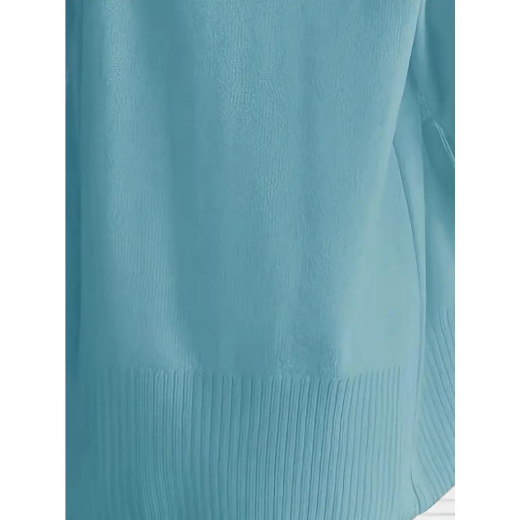 Giacca Cardigan Maglione Lavorato a Maglia da Donna Taglia Grande, Casual, Semplice, Atmosferica, con Maglione Scialle Tascabile