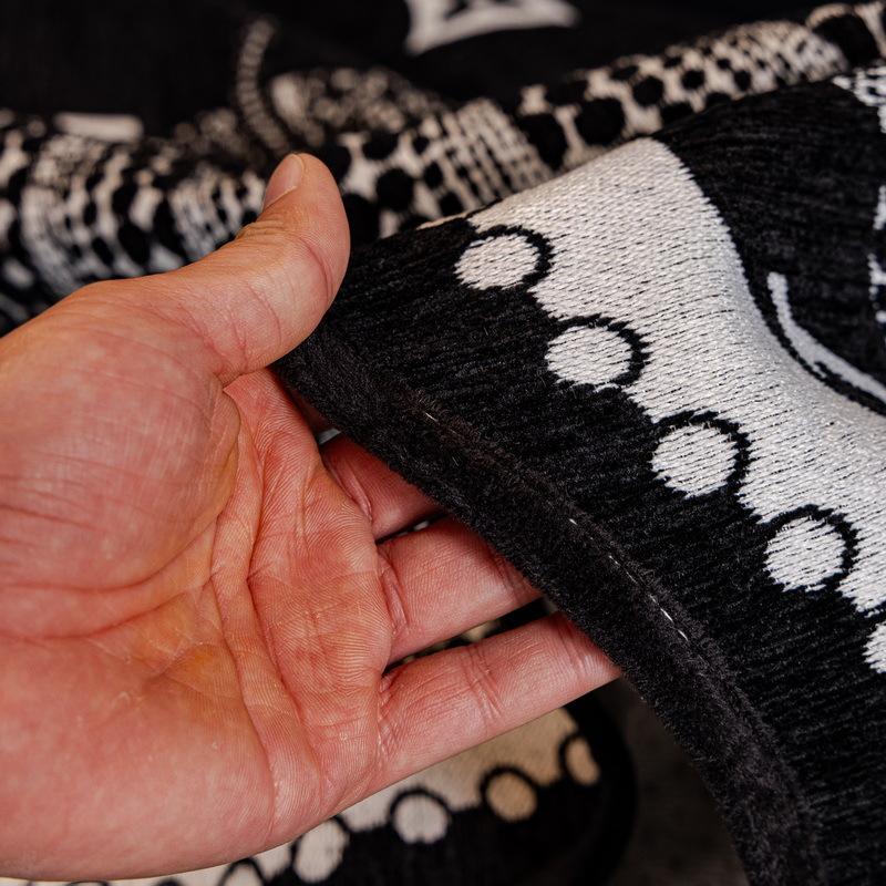 Special-Shaped Sofa Cushion  New Four-Season Universal Non-Slip Seat Cushion Chenille Straight-Breasted Leather Sofa Cover Cover Cloth