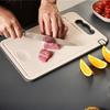 Double-Sided Cutting Board with Handle Stainless Steel Chopping Board for Meat Veggies Kitchen Gadgets