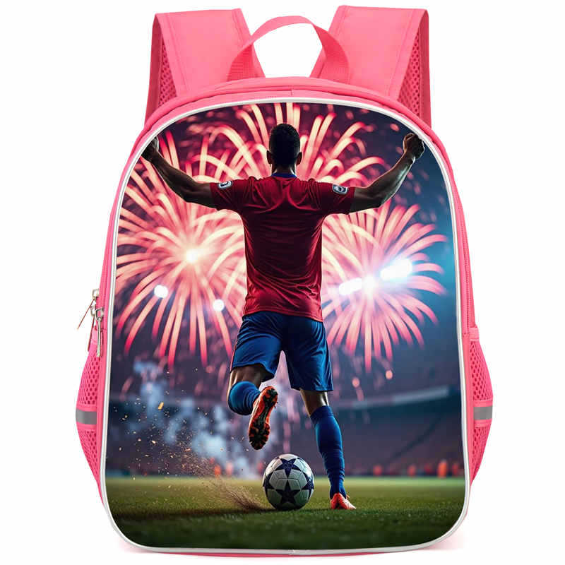 Cr7 Rucksack Hochauflösender Druck Große Kapazität Multifunktion Reißverschluss Oxford Rückenschutz Leichter Rucksack