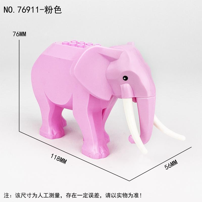 MOC Animal Scene Building Blocks Zoo Elephants Giraffes Chimpanzee Camels Goats Camel Parrots Pigeon Accessories Bricks Toys N09