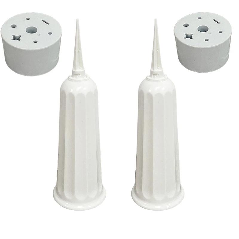 1/2Pcs Cemetery Vase With Spikes Plastic Floral Vase Holder For Gravestone Grave Yard Ground Outdoor Flower Marker Decorations