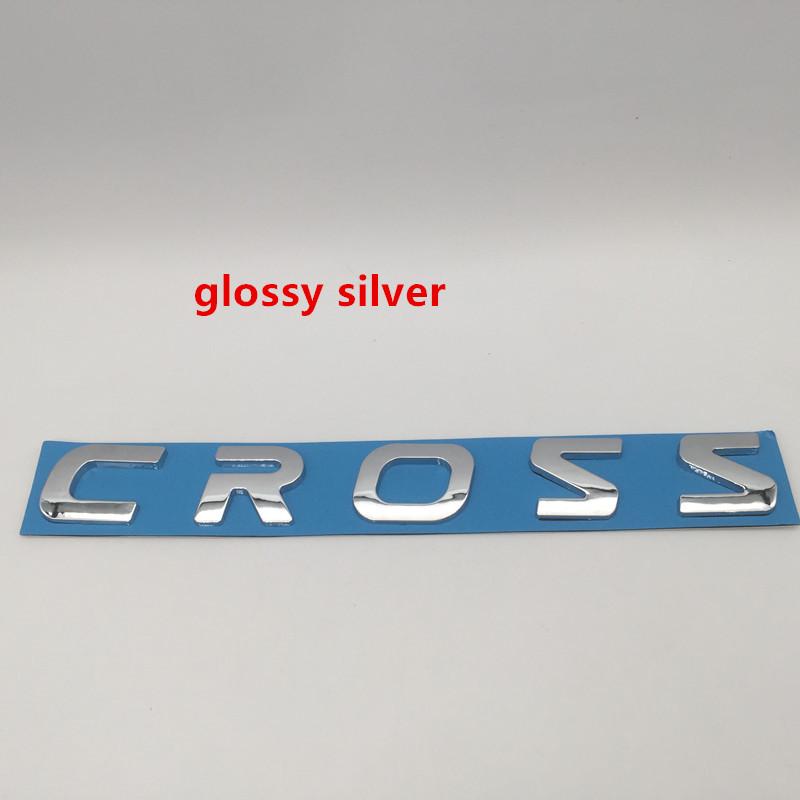 1pcs 3D ABS for XPANDER CROSS Car Letters Front Hood Bonnet Grill Emblem Rear Trunk Badge Sticker Decal Styling Accessories