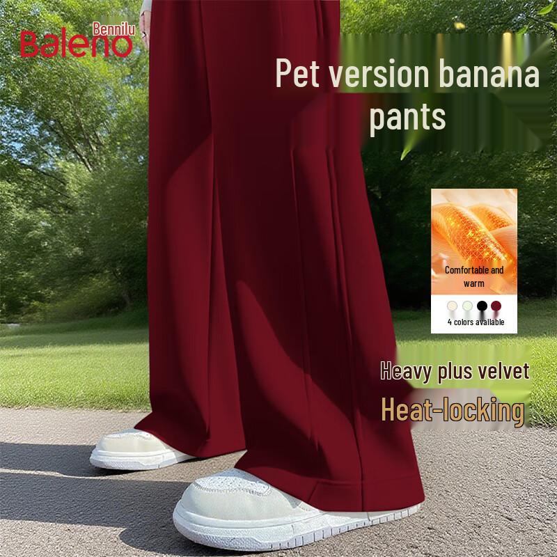 Baleno Women's Plush-Lined Casual Banana Pants