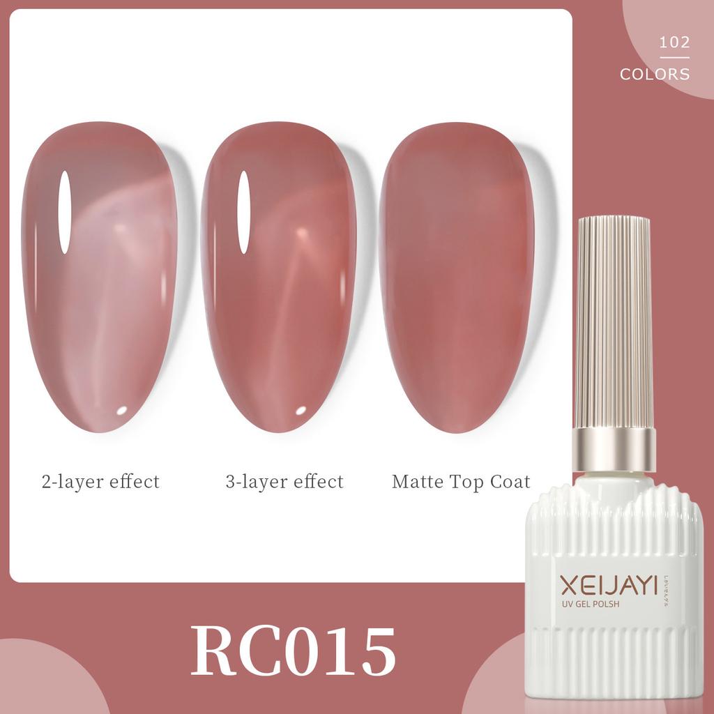 New Trendy 102 Colors of Long-lasting Gel Nail Polish for Women, Suitable for Professional Nail Salons.