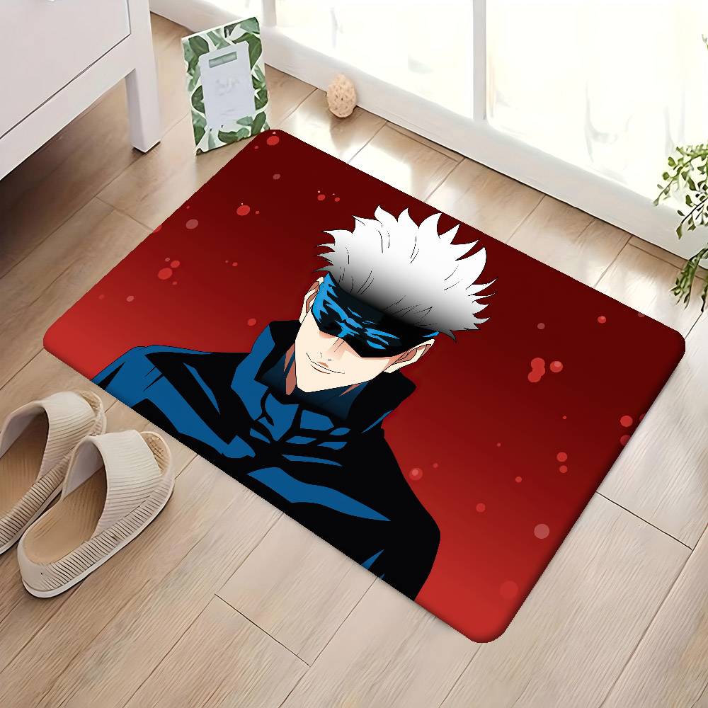Jujutsu Kaisen Satoru Gojo Hallway Carpet Washable Non-Slip Living Room Sofa Chairs Area Mat Kitchen Doormat Area Rug