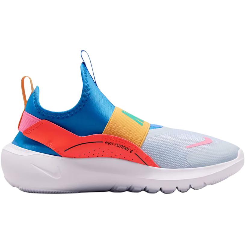 Nike Flex Runner 4 Comfortable Fit Low Top Kids Running Shoes Kids Sneaker Crystal-Blue IF2893-404