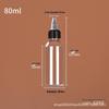 Transparent PET Squeeze Bottle with Pointed Cap - Available in 120ml, 200ml, 500ml for Lotion, Pigment, Ink, Refill or Dropper Use.