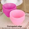 10X Reusable Silicone Round Cake Cup Muffin Chocolate Cupcake Mold Baking Mould