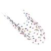 2Pcs Split Type Mini Colorful Brackets With Hook Dental Fake Braces Temporary Tooth Decoration Dental Tool