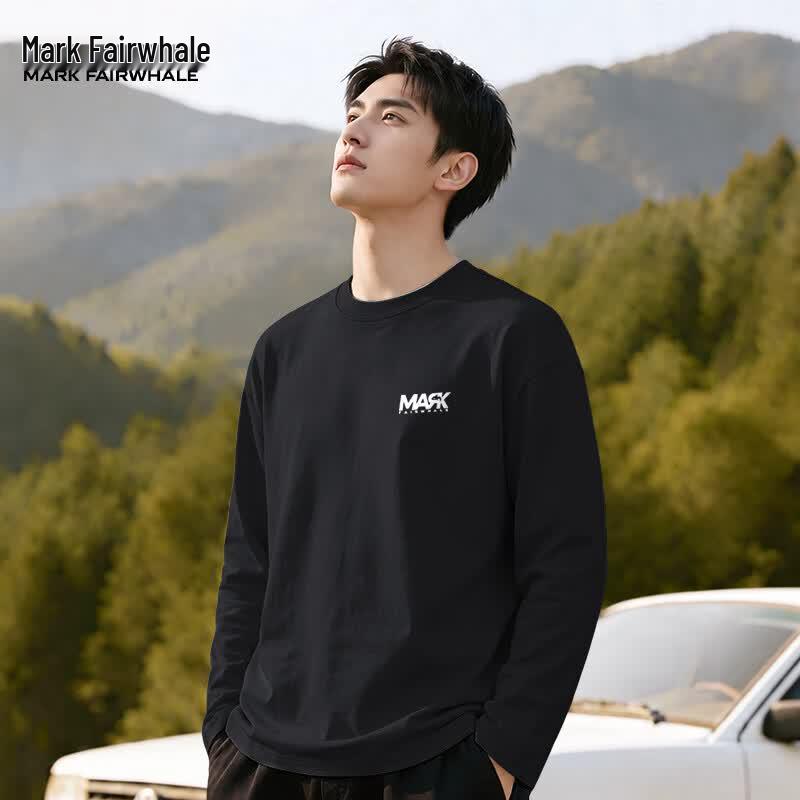 Mark Fairwhale Men's Heavyweight Cotton Long-Sleeve T-Shirt