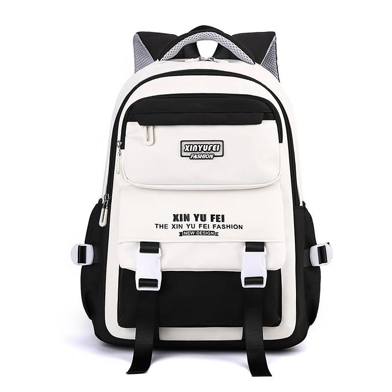 Versatile Casual Dual Color Backpack For Outdoor Travel Suitable For Boys And Girls