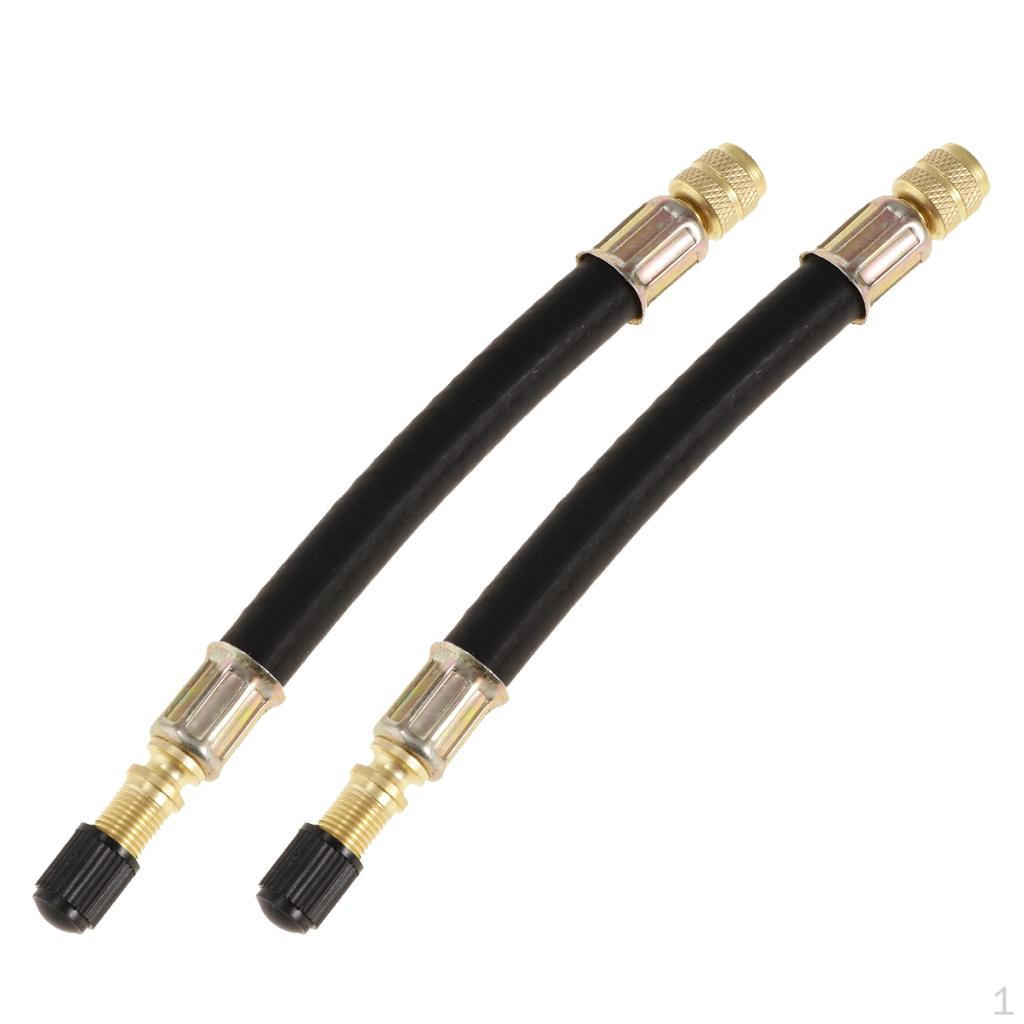 

2 Pieces Tyre Extension Wheel Truck Adapter 140mm with Cap