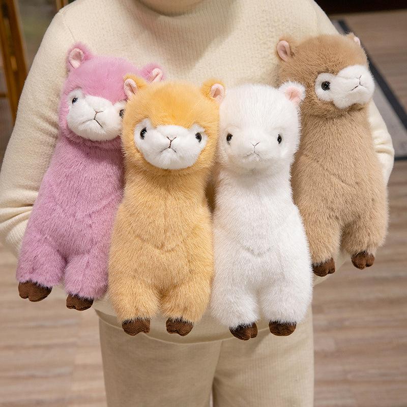 Cartoon Simulation Alpaca Doll Plush Toy Cute Lamb Doll Children's Pillow Zodiac Sheep Doll Gift